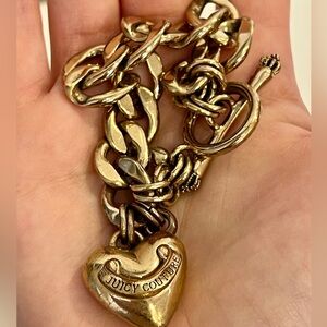Juicy couture vintage heart bracelet